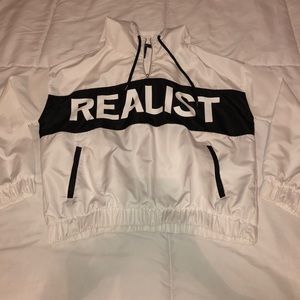 Forever 21 half zip windbreaker